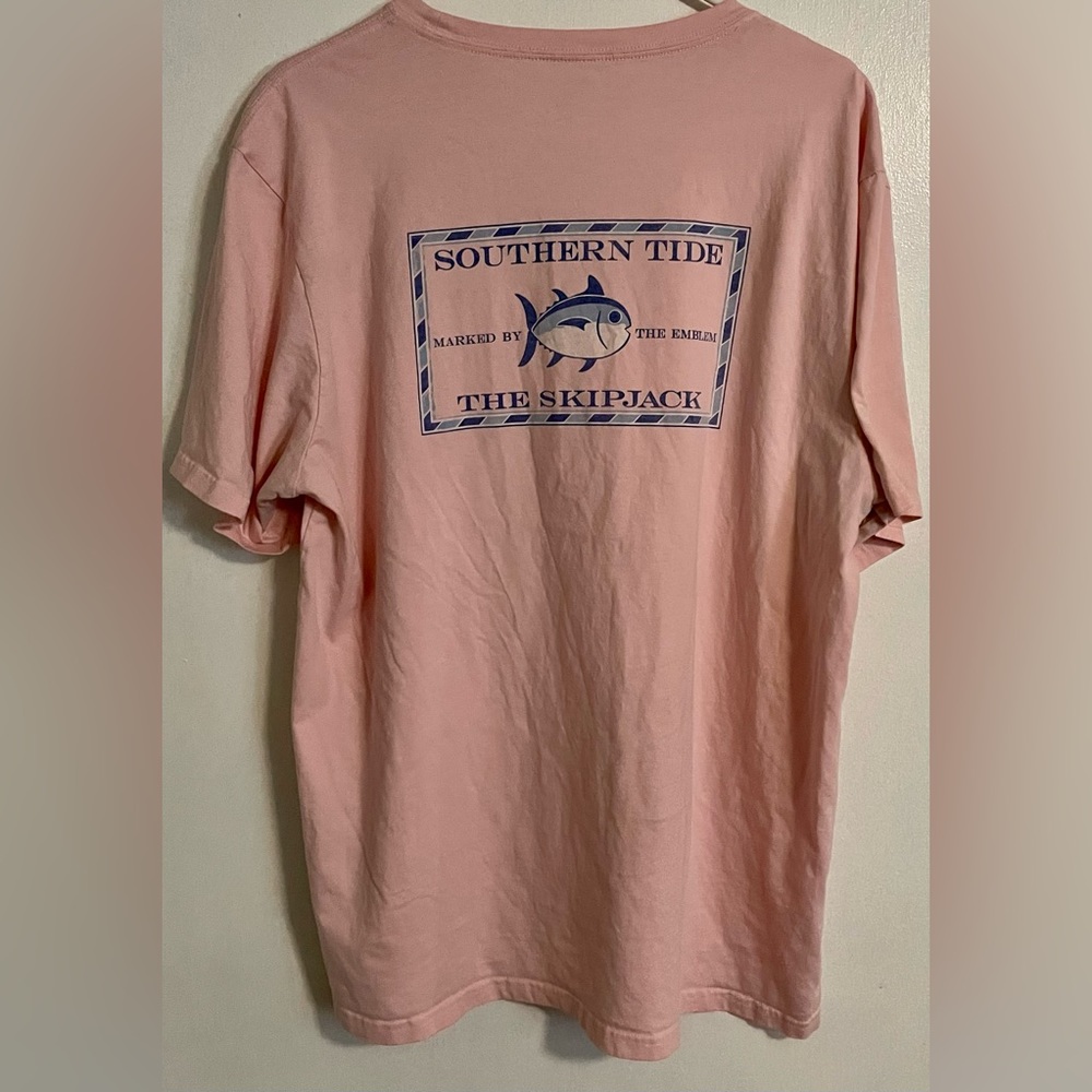 Southern Tide Pink T-Shirt Size XL